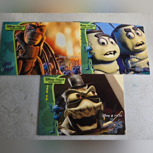 20 Disney Tradibg Cards Monster's Inc. Finding Nemo, Incredibles, Bug's Life TOY - Picture 4 of 6